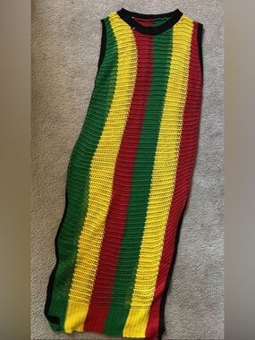 Bathing Suit Coverup | Rasta/Ethiopian Colors 🇪🇹